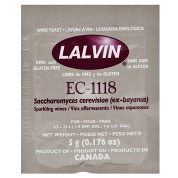 Дріжджі винні Lalvin EC-1118, 5 г 16525 фото