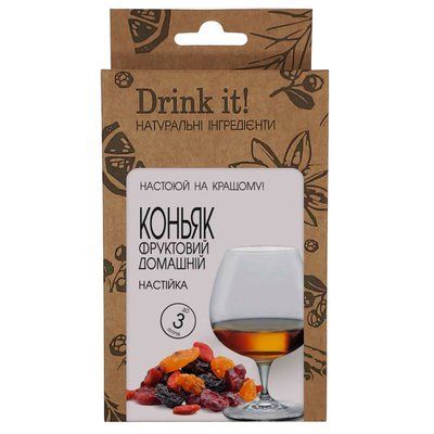 Набір для настоювання Drink it Коньяк домашній фруктовий 16647 фото