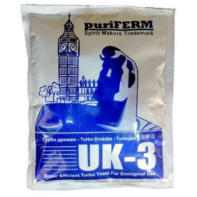 Турбо-дріжджі Puriferm UK-3, 112г 7034 фото