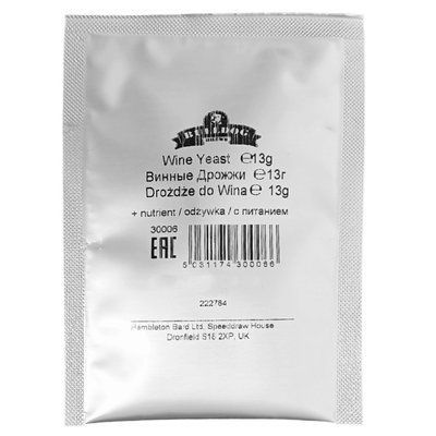 Дріжджі винні Bulldog Wine Yeast & Nutrient, 13 г  16529 фото