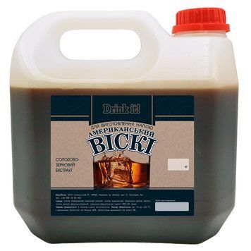 Солодово-зерновий екстракт Drink it Американський віскі, 4 кг 16780 фото