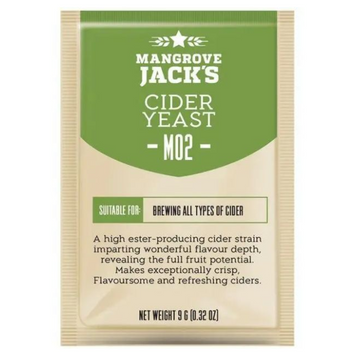 Дріжджі для сидру Mangrove Jack's M02 Cider Yeast, 9 г 2732 фото