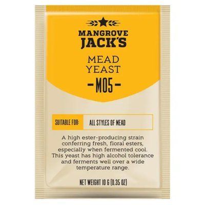 Дріжджі для меду Mangrove jack's M05 Mead, 10 г 1276 фото
