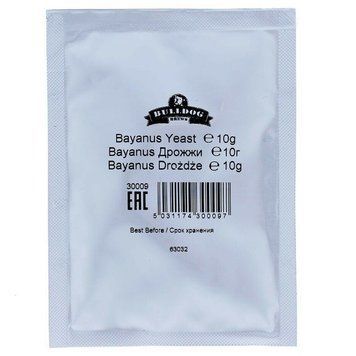 Дріжджі винні Bulldog Bayanys Yeast, 10 г 17001 фото