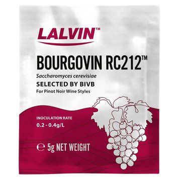 Дріжджі винні Lalvin Burgundy RC212, 5 г 17005 фото