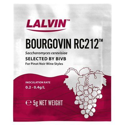 Дріжджі винні Lalvin Burgundy RC212, 5 г 17005 фото