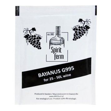 Дрожжи винные Spirit Ferm Bayanus G995, 10 г 7094 фото